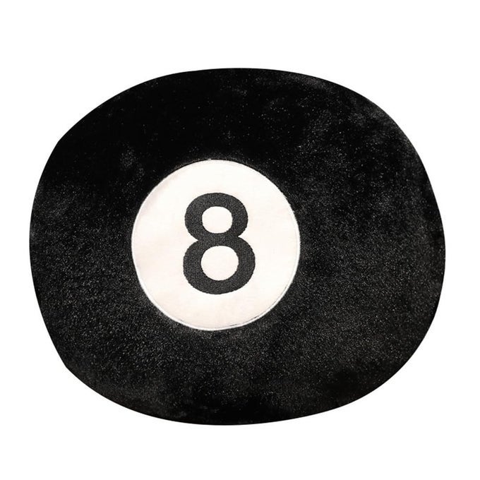 BILLIARD BALL THROW PILLOW35CM SIMULATION BLACK 8BALL CUSHIONSOFT SPORT ROUND SLEEPING PILLOW FOR HOME BED SOFA DECORPERFECT 8BALL PILLOW GIFT FOR BILLIARD LOVERS