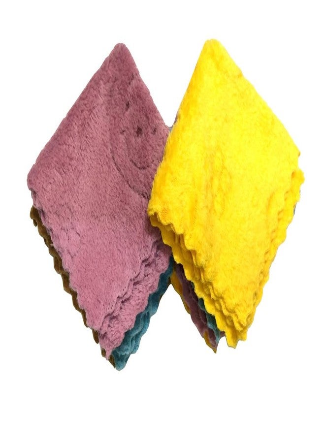 Yanwenx Soft And Super Absorbent Face Towels For Women'S, Kids And Newborn Babies - Set Of 6 -(25X25 Cm), Multi - Image 2