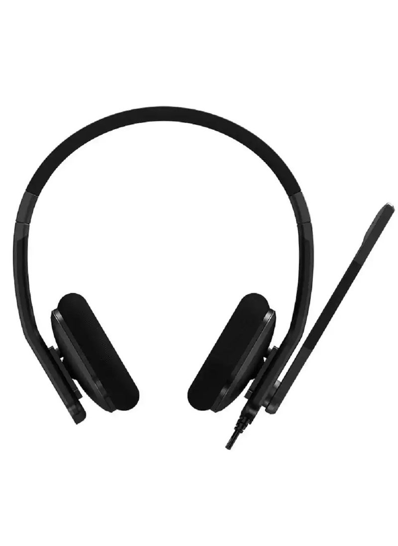 Altec Lansing - Wired Business Headphone with Mic USB - ALBH9606 (Black) - Image 1