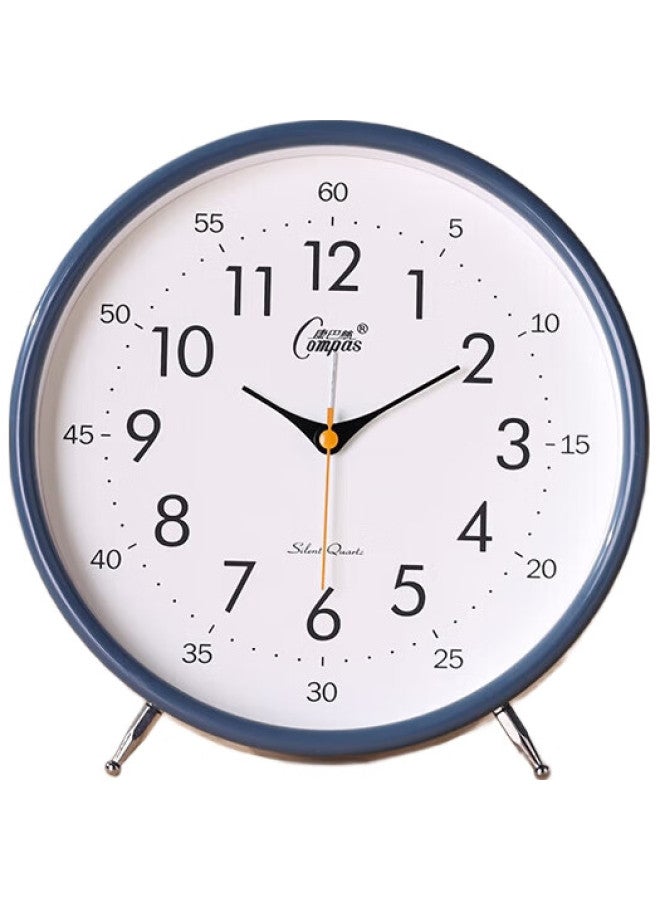 Compas Desktop Alarm Clock For Children And Students, Simple Bedroom Bedside Clock, 2363 Blue - Image 2