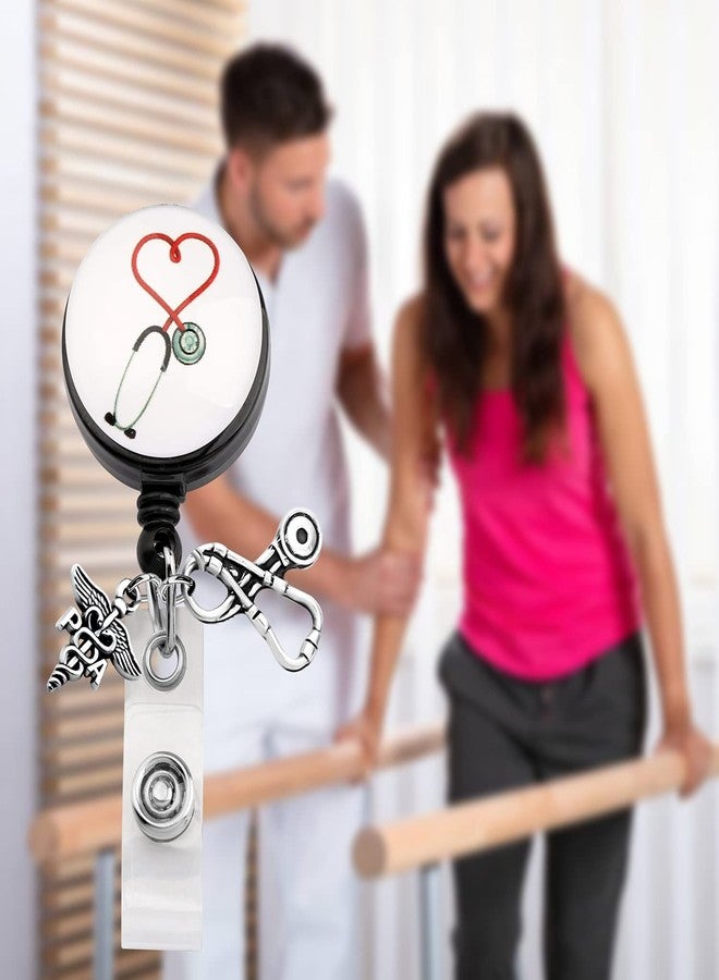 FEELMEM PA Medical Stethoscope Retractable Badge Holder Reel Clip Physician Assistant Gift Medical Student Gift Nurse Gifts - Image 4