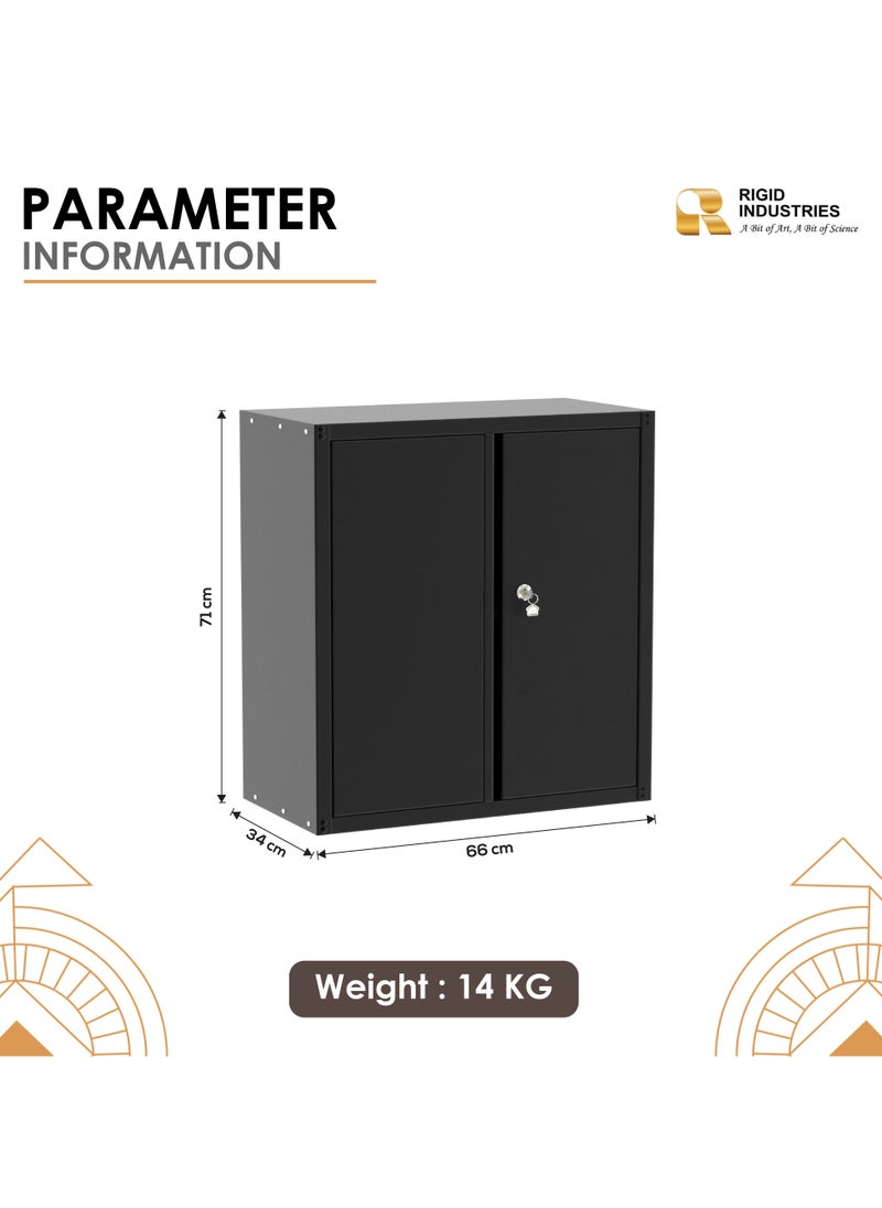 Steel Wall Mounted Filing Cabinet Black 71x66x34cm - pzsku/Z31A36A2F64C0835F2848Z/45/_/1740375115/e8798354-bc75-4562-9abc-da09e6212102