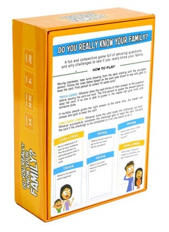MAGIC VAULT Do You Really Know Your Family? Fun Family Game Challenges For Kids Teens Adults, Card Game, Board Game Night Cards Deck Trivia  - Image 4