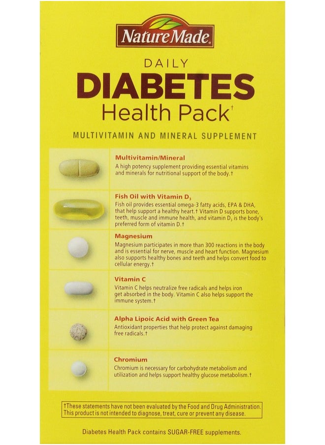Nature Made Diabetes Health Pack 60 Packets  - Image 4