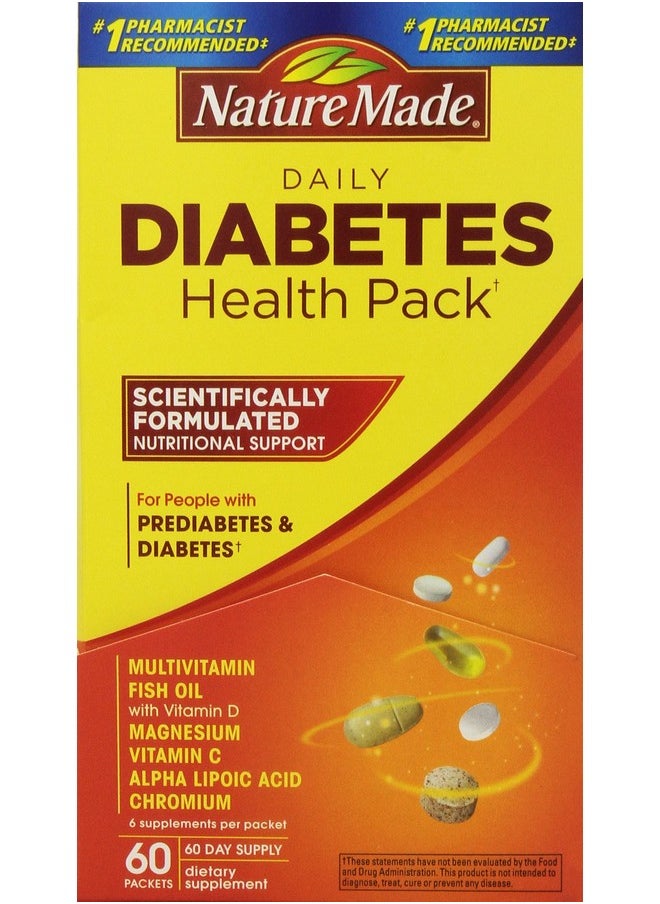 Nature Made Diabetes Health Pack 60 Packets  - Image 2