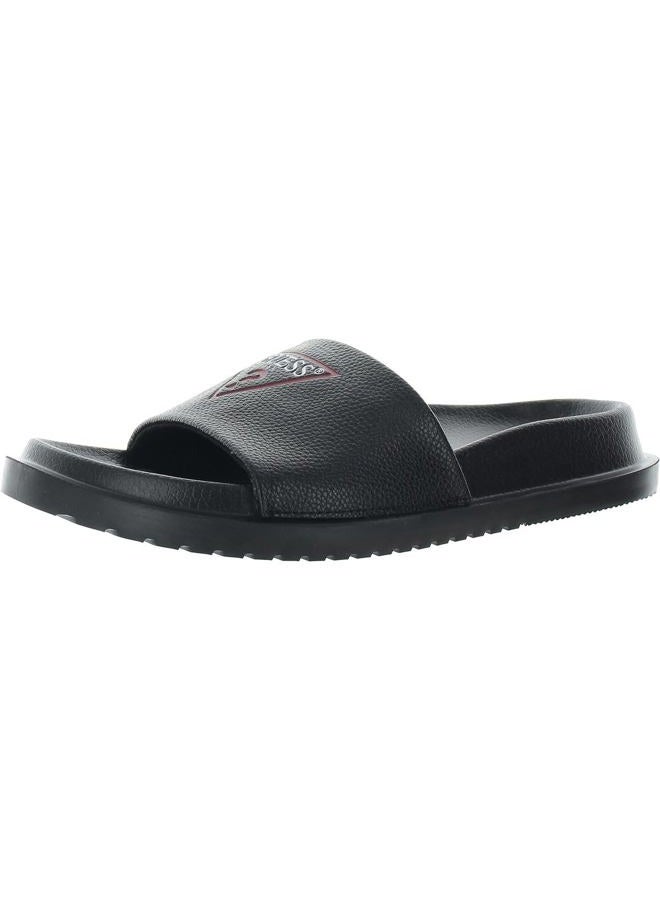 Guess Men's VUMBLE Slide Sandal, Black 001, 7 - Image 1