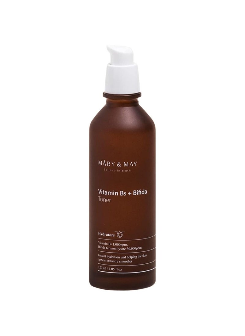 MARY & MAY - Mary&May Vitamin B5 + Bifida Toner 120 ml - Image 1