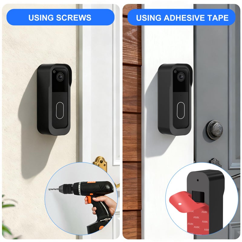ALERTCAM No Drill Doorbell Mount for Blink Video Doorbell (2023 Release & 2025 Release), Anti-Theft and Weatherproof Mount for Blink Camera, Perfect for Homes and Apartments - Image 5