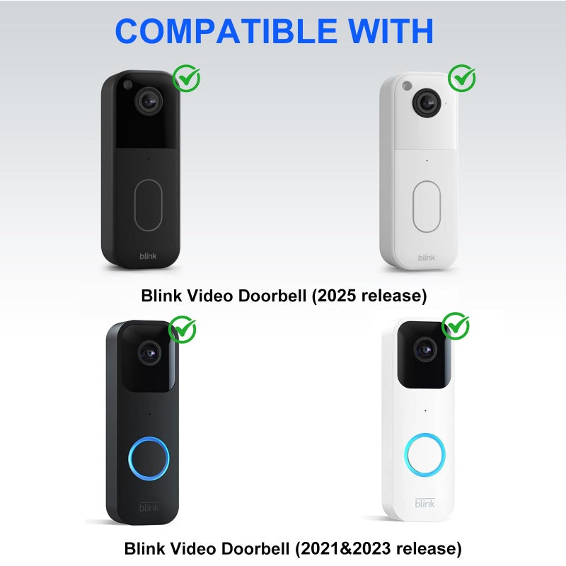 ALERTCAM No Drill Doorbell Mount for Blink Video Doorbell (2023 Release & 2025 Release), Anti-Theft and Weatherproof Mount for Blink Camera, Perfect for Homes and Apartments - Image 2