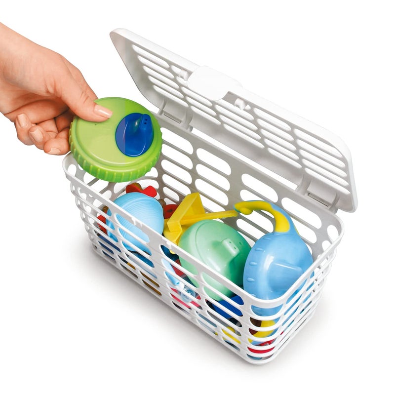 Prince Lionheart Made in USA High Capacity Dishwasher Basket for Toddlers Bottle Parts & Accessories | Fits all Dishwashers | 100% Recycled Plastic - Image 4