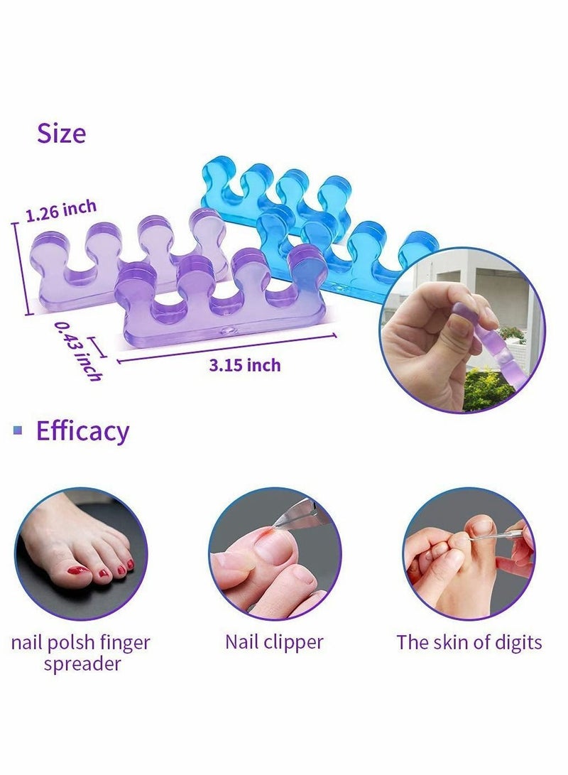 Y&D Pedicure Toe Spacers, Separators for Nail Polish, Use Separation of Toenails or Nails As Well Relieve Orthopedic Bunion Symptoms.  - Image 2