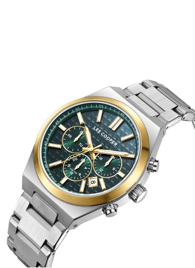 Lee Cooper Men Multi Function Dark Green Dial Watch - LC08084.270  - Image 4