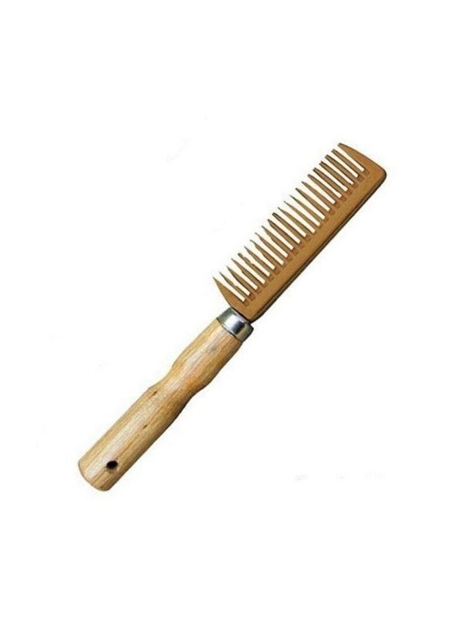 روما مشط سحب بمقبض من خشب روما من الألومنيوم - Image 3