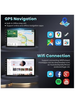 SHEZA STAR Android Car Stereo for Toyota Land Cruiser VXR 2016-2021 4GB RAM 32GB ROM Support Carplay, Mirror Link Wi-Fi BT, Radio GPS Navigation, 9 Inch IPS Touch Screen with AHD Camera Included  - Image 4