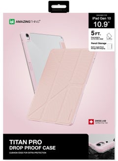 Titan Pro for iPad 10th Generation (2022) 10.9 inch Case Cover with Pencil Storage Slot - Pink - pzsku/Z31A40B7B53BDE1AD176EZ/45/_/1670836253/9e6ac95c-dbff-4cec-a791-433ae5d00264