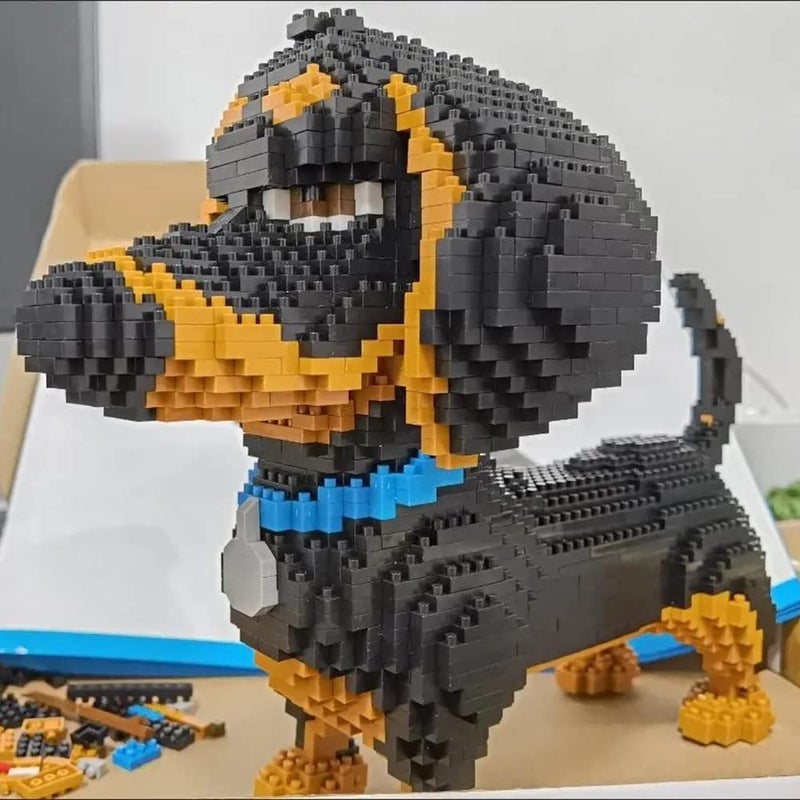 Building Block Animal Dogs Micro Mini Block Dog Building Animal Set DIY 3D Block Toy Building Blocks for Kids Or Adult 2100 Pieces - Image 5