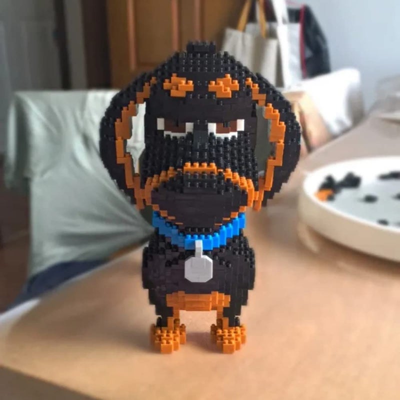 Building Block Animal Dogs Micro Mini Block Dog Building Animal Set DIY 3D Block Toy Building Blocks for Kids Or Adult 2100 Pieces - Image 2