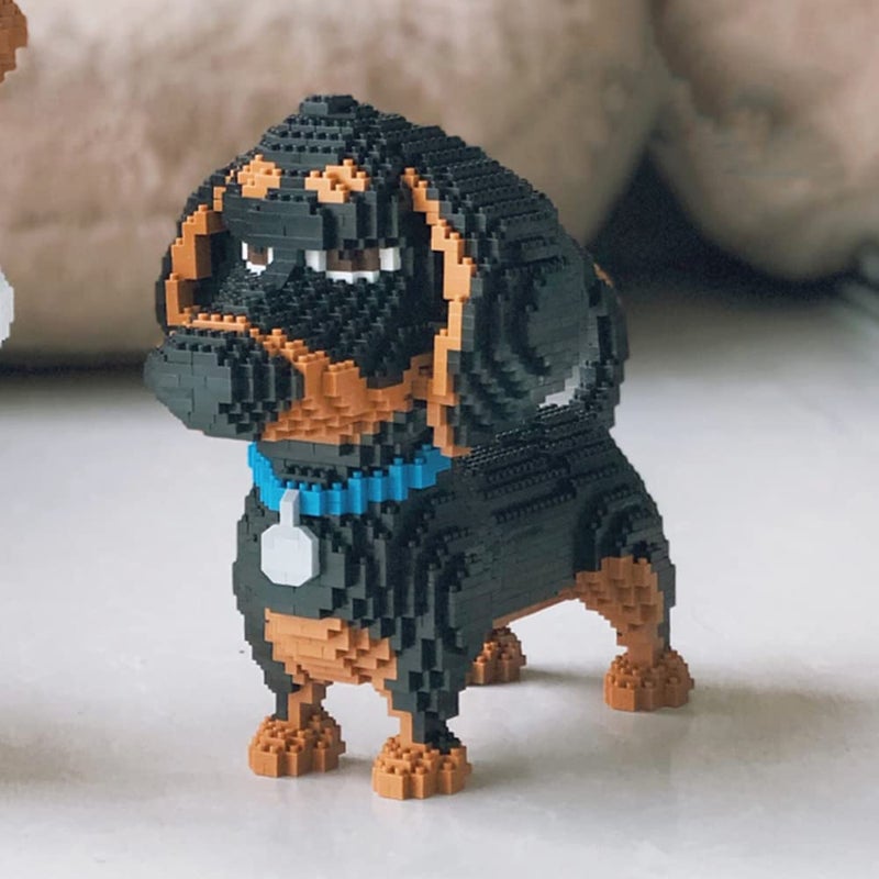 Building Block Animal Dogs Micro Mini Block Dog Building Animal Set DIY 3D Block Toy Building Blocks for Kids Or Adult 2100 Pieces - Image 1