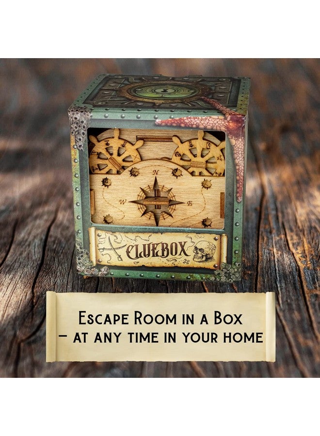 آيدفنتشر Cluebox - خزانة ديفي جونز - لعبة غرفة الهروب - صندوق الألغاز - صندوق هدايا - أحجية خشبية ثلاثية الأبعاد للبالغين - منشار خشبي - دعابة ذهنية - أداة هدية عيد ميلاد للرجال - صندوق المال - Image 5
