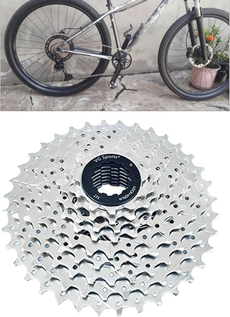 klarako 8 9 10-speed multiple freewheel, 11-25T/46 tooth Bike High Strength Anti-rust Flywheel Cassette Gear Sprocket Replacement Bicycle Repair Parts - Image 3