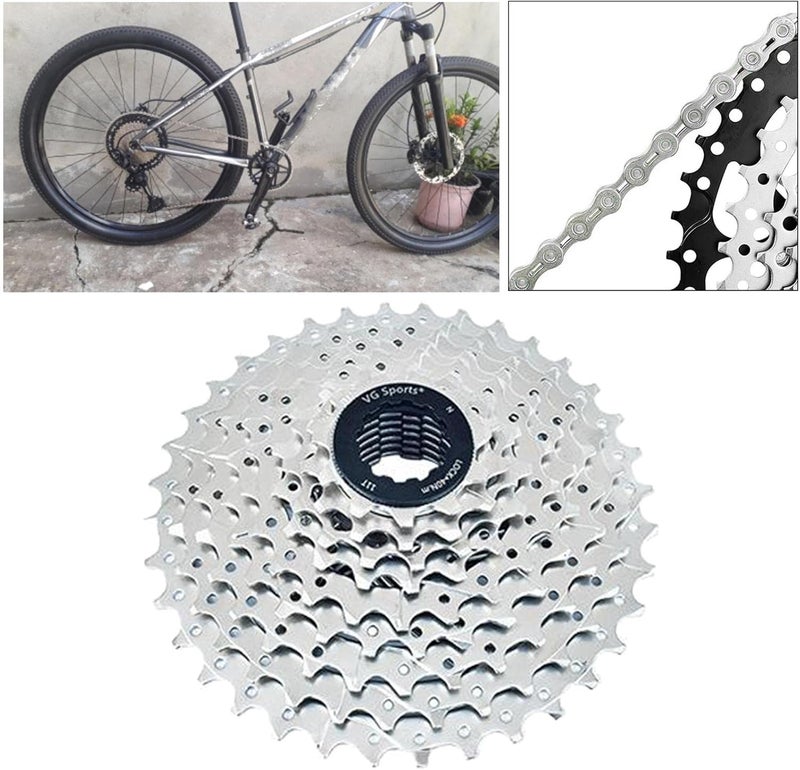 klarako 8 9 10-speed multiple freewheel, 11-25T/46 tooth Bike High Strength Anti-rust Flywheel Cassette Gear Sprocket Replacement Bicycle Repair Parts - Image 5