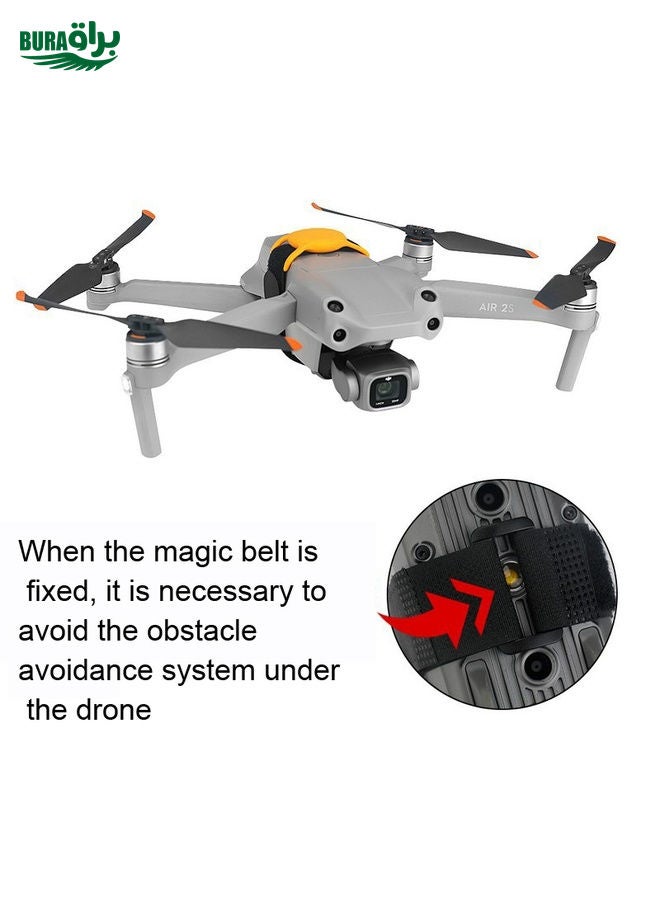 براق لمحدد موقع Aittag ثابتة قوسين بدون طيار (أسود) - Image 5