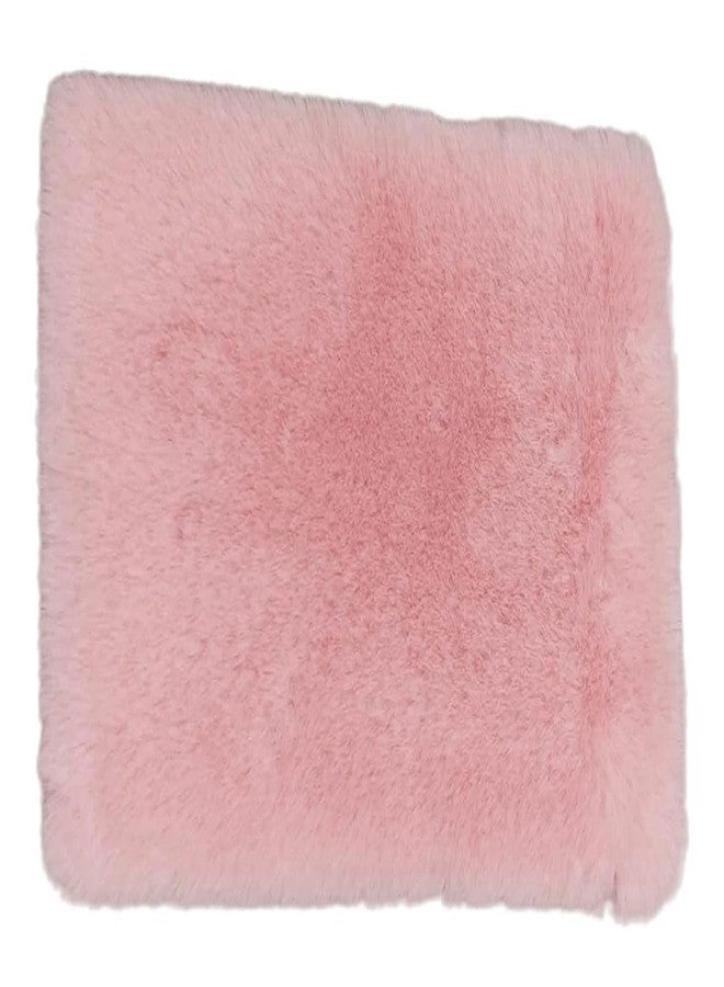 WaigN Pink Dollhouse Carpet, Dollhouse Miniature Carpet, Fluffy Mini Dollhouse Rug, Doll House Rug, Lightweight Dollhouse Decor for 1/12, 1/8, 1/6 - Image 1