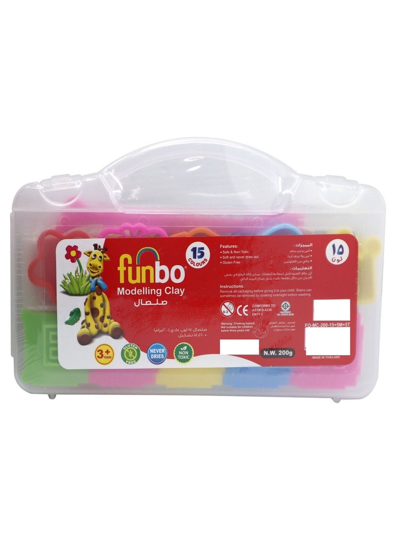 Modelling Clay and Mould Set Multicolour