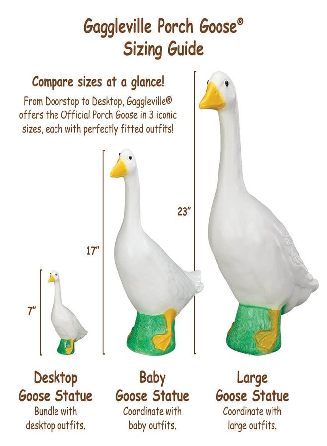 Fox Valley Traders Gaggleville Desktop Goose 7" H Statue - Image 3