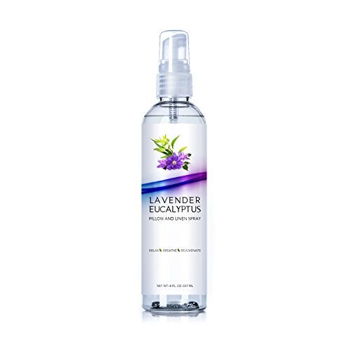 Three Drops of Life Natural Lavender Eucalyptus Pillow Mist and Linen Spray, Best Home Spray to Relax The Mind, Sleep Patterns and Body, Strong Lavender Room Spray (Lavender Eucalyptus, 8oz) - Image 1