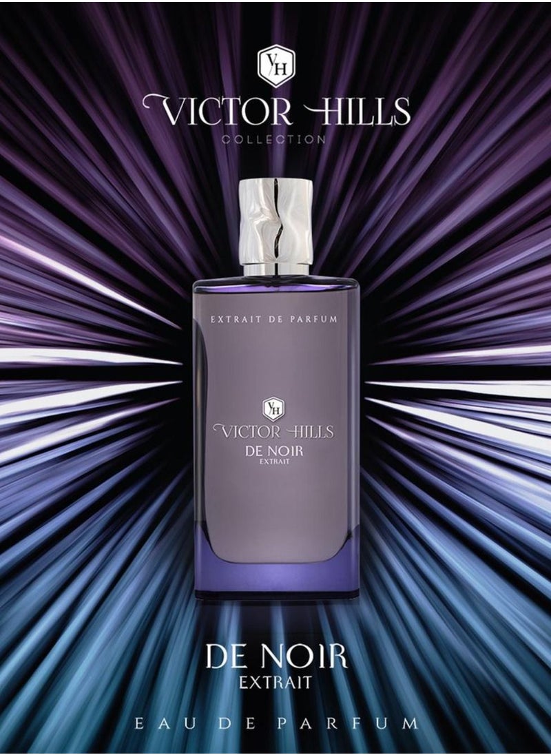 Victor Hills - عطر فيكتور هيلز دي نوير اكستريت دي بارفوم فروتي اروماتيك للرجال والنساء 75 مل - Image 1