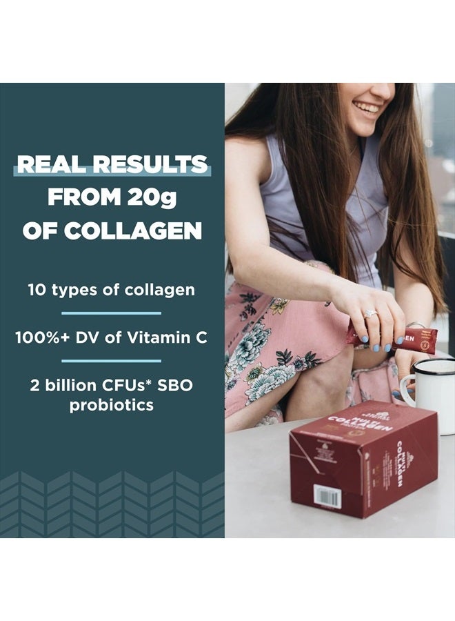 Ancient Nutrition Collagen Powder Protein, Unflavored Multi Collagen Powder Packets with Vitamin C, Pack of 40, Hydrolyzed Collagen Peptides Powder Packets Supports Skin and Nails, Gut Health  - Image 3