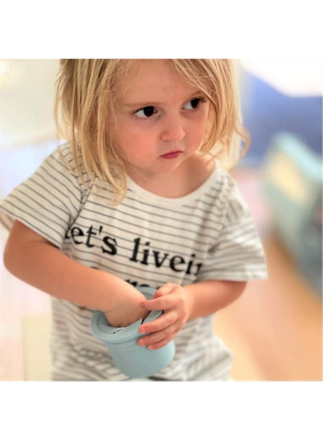 Minikoioi Sip And Snack Pinky Pink And Powder Grey - Image 4