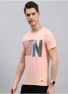 Monte Carlo Men Pink Printed T-Shirt - Casual & Comfortable by Styli  - Image 2