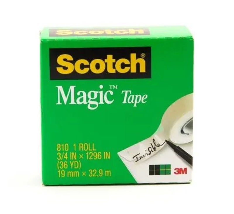3M Scotch - 810-136 Magic Tape 1In X 36Yds