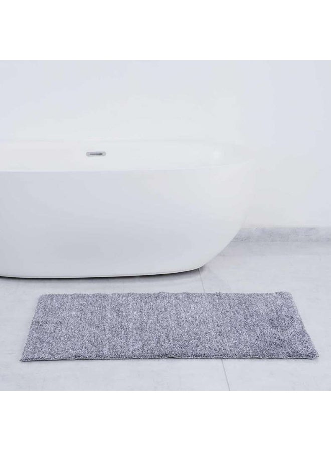 Pan Home Trinity Shaggy Bathmat 70x120cm - Grey - Image 1