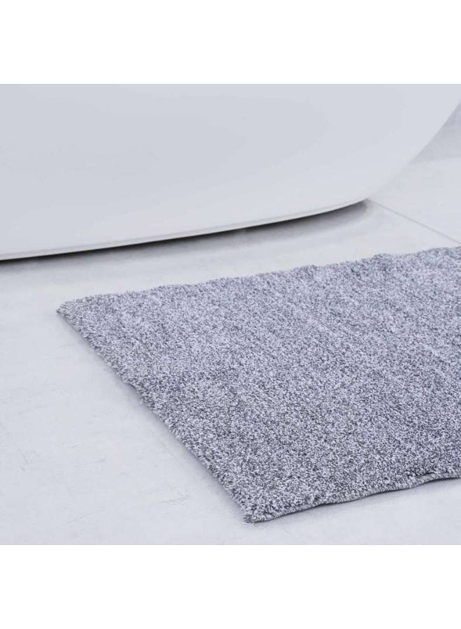 Pan Home Trinity Shaggy Bathmat 70x120cm - Grey - Image 2