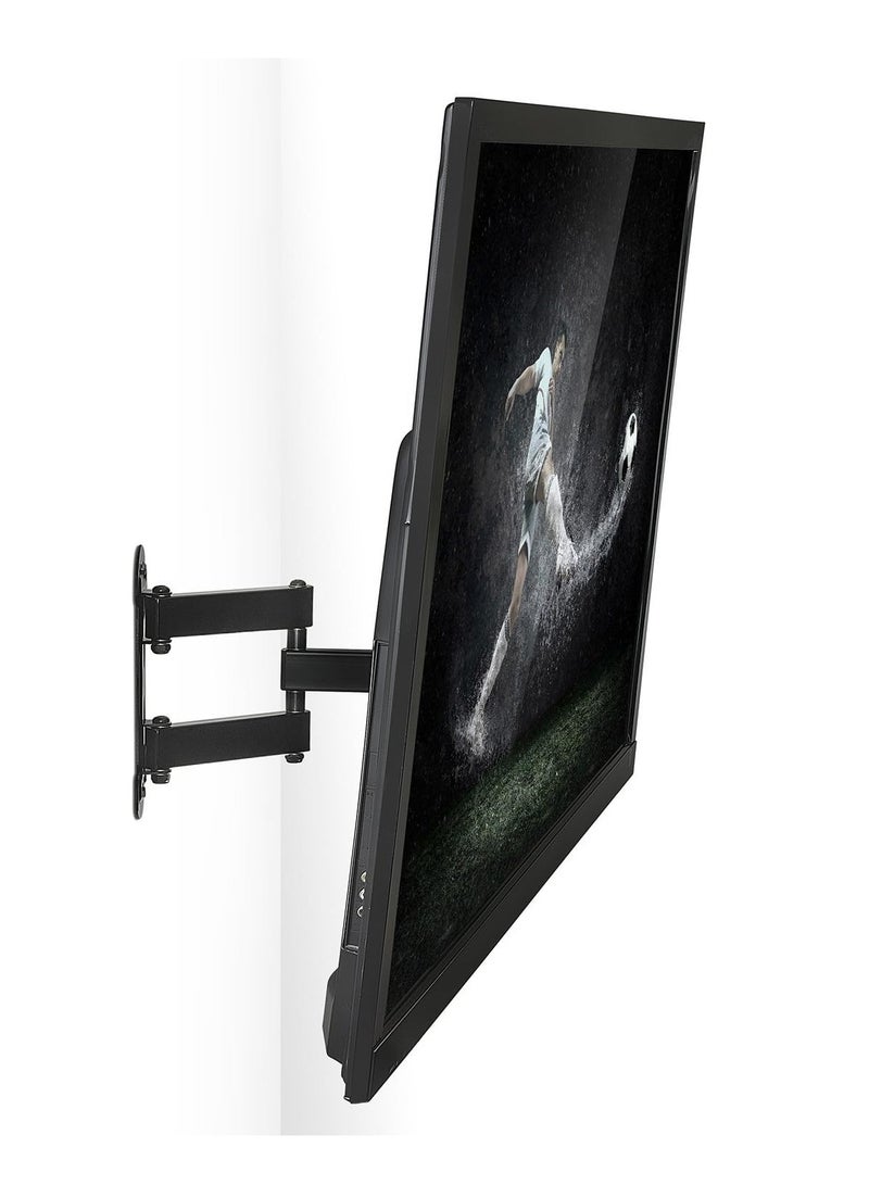 Enhance Your TV Setup with the Mount-It! Full Motion Corner TV Wall Mount Bracket: Perfect for VESA 400 x 400 TVs, Extendable Arm for Articulation, Swivel, Tilt - Ideal for 32-50 Inch TVs, Supports up - Image 4