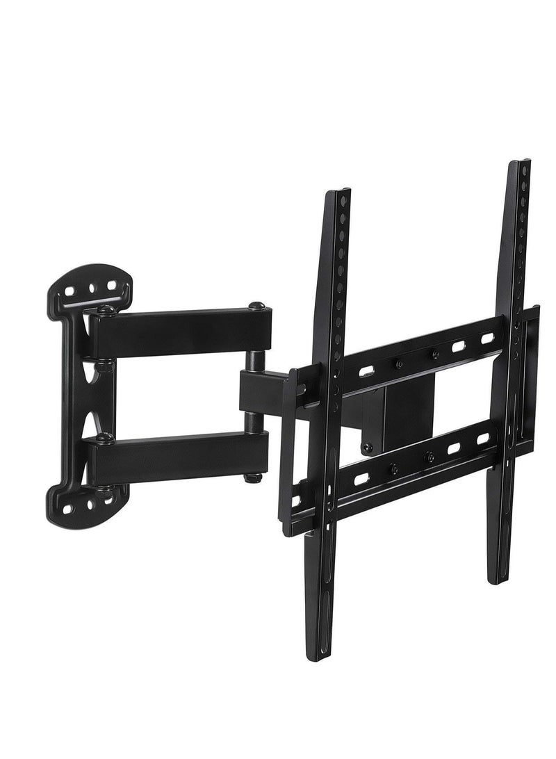 Enhance Your TV Setup with the Mount-It! Full Motion Corner TV Wall Mount Bracket: Perfect for VESA 400 x 400 TVs, Extendable Arm for Articulation, Swivel, Tilt - Ideal for 32-50 Inch TVs, Supports up - Image 1