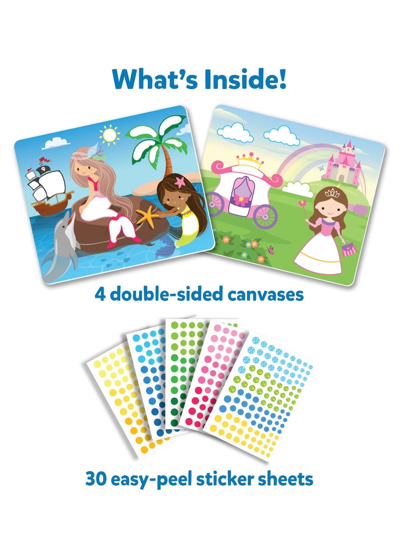 Skillmatics Dot It Unicorns & Princesses, No Mess Sticker Art for Kids, Craft Kits, DIY Activity, Travel Toys, Fine Motor Skills, Gifts for Boys & Girls Ages 3, 4, 5, 6, 7  - Image 2