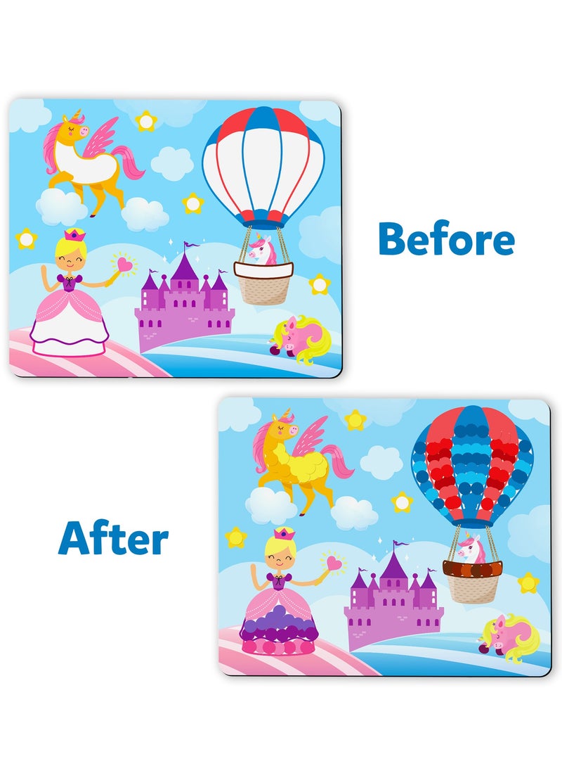 Skillmatics Dot It Unicorns & Princesses, No Mess Sticker Art for Kids, Craft Kits, DIY Activity, Travel Toys, Fine Motor Skills, Gifts for Boys & Girls Ages 3, 4, 5, 6, 7  - Image 5