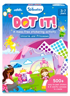 Dot It Unicorns & Princesses, No Mess Sticker Art for Kids, Craft Kits, DIY Activity, Travel Toys, Fine Motor Skills, Gifts for Boys & Girls Ages 3, 4, 5, 6, 7 - pzsku/Z31A4C1308E03450AE321Z/45/_/1710403109/7c5ca540-f4f6-4a3f-945c-2999d8baadc2