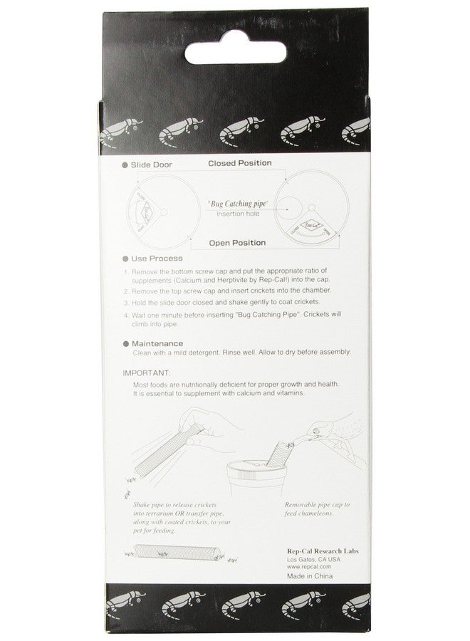 ريب-كال هزاز كريكيت Rep-Cal SRP00500 مع أنبوب صيد الحشرات، فيتامينات ومكملات غذائية للزواحف - Image 3
