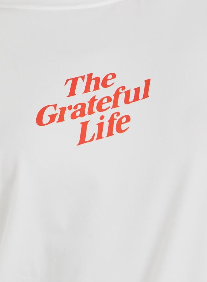 Take Two Slogan Print Oversized T-Shirt - Image 3