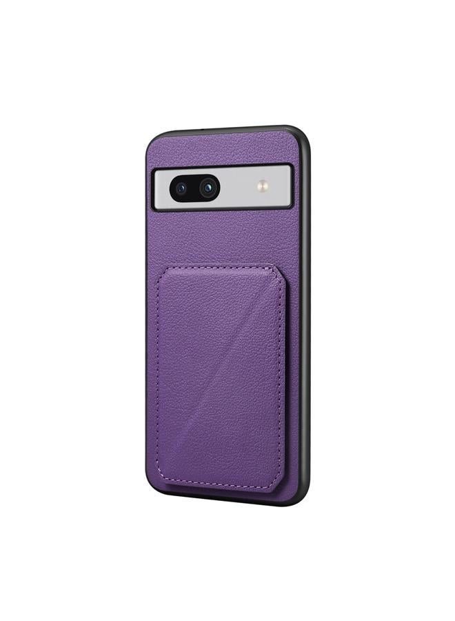 Zaboon Case For Google Pixel 7a D04 Calf Texture Dual Card Slot Holder Phone Case - Image 1