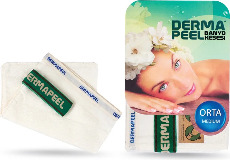 Dermapeel Medium Bath Scrub + Pink Touch Facial Scrub Set