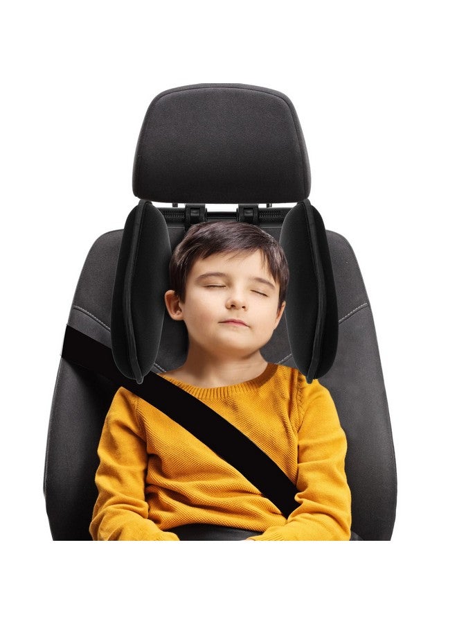 BBTO Car Headrest Pillow for Kids and Adults, 360° Adjustable Travelling Neck Pillow Head Rest Support, Must Haves for Toddlers, Road Trip Essentials to Match with Booster Seats for Cars - Image 1
