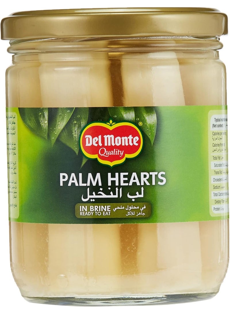 Del Monte Dm Palm Hearts (Glass Jar) 12/410 Gm - Image 1