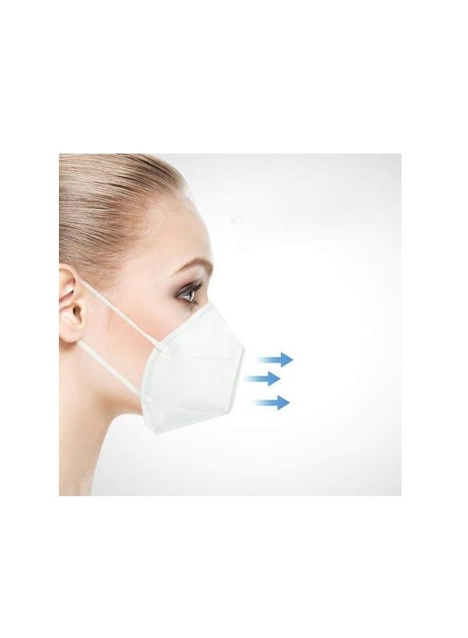 Vaultex Kn95 Anti Dust Safety Face Mask for Men And Women (White).  - Image 2