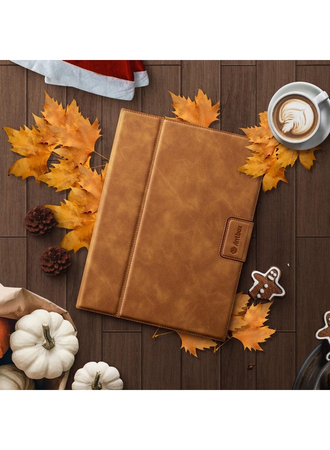 Antbox Case for iPad 9th Generation (2021) iPad 8th/7th Generation with Pencil Holder Auto Sleep/Wake Function PU Leather Smart Cover for iPad 10.2'' (Brown) - Image 3